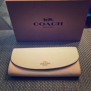 Coach Crossgrain Leather Envelope Wallet